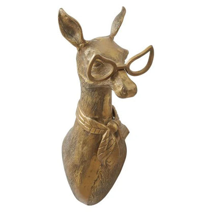 Margie the Doe - Authentic E & E Collection Bronzed Aluminum Wall Mount - (𝐏𝐢𝐜𝐤-𝐔𝐩 𝐎𝐧𝐥𝐲)