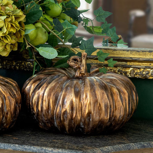 Bronzed Heirloom Pumpkin - Medium