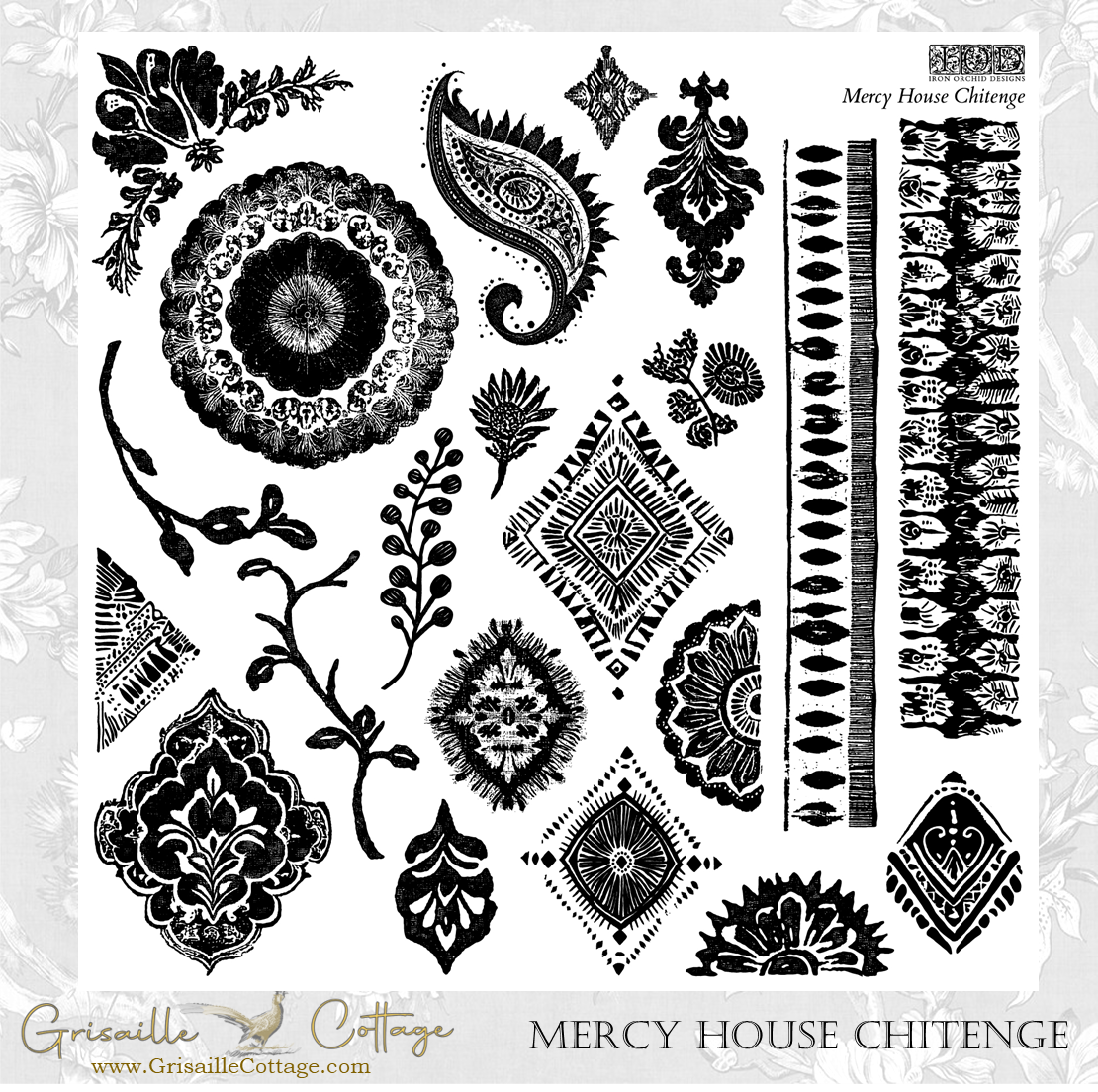 Mercy House Chitenge - IOD Decor Stamp