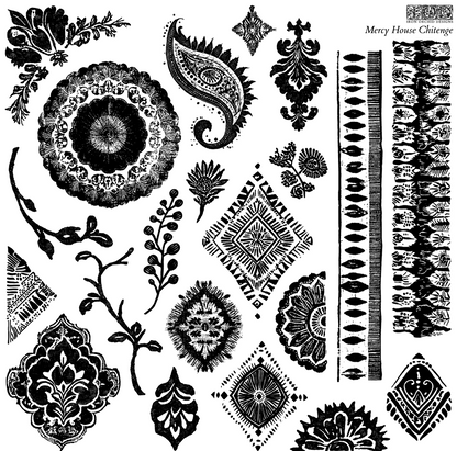 Mercy House Chitenge - Retired IOD Decor Stamp