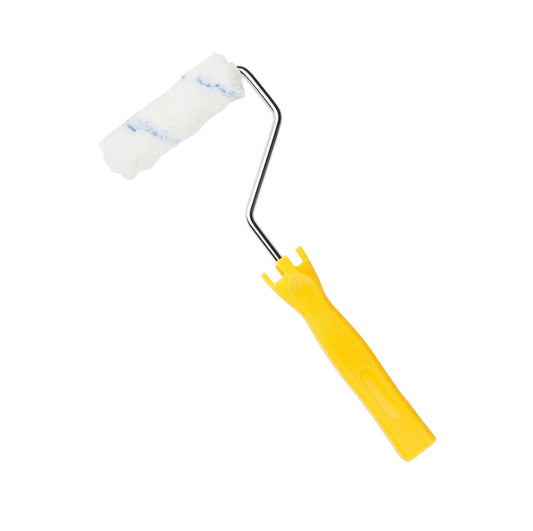 4in Microfiber Paint Roller Yellow Frame - Fusion