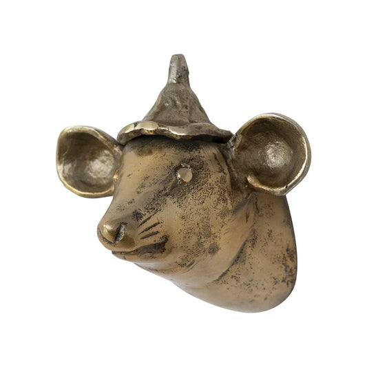 Melrose the Mouse Bronzed Aluminum Wall Mount