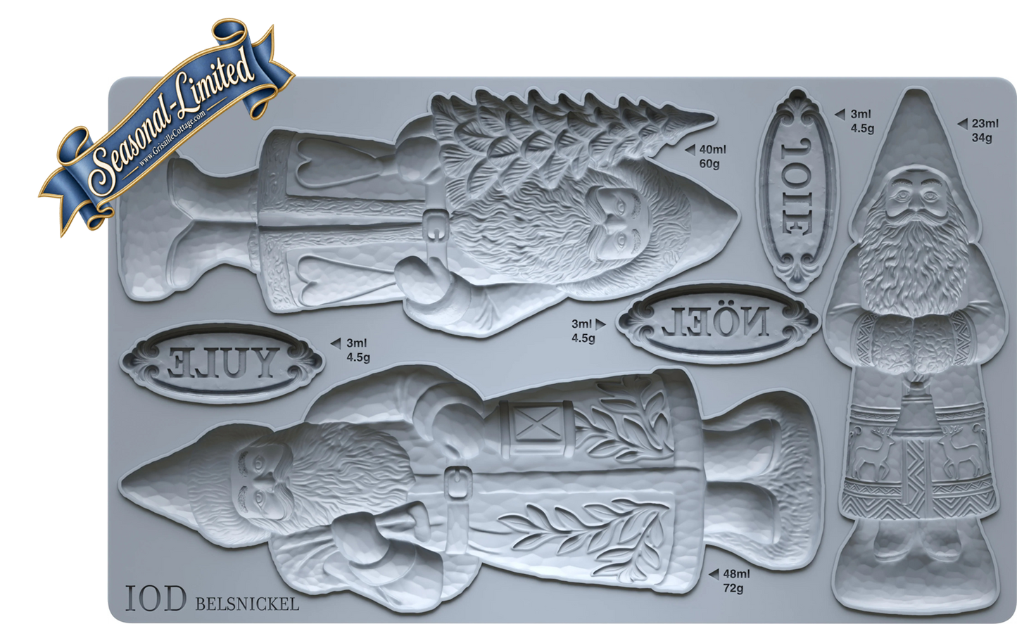 Belsnickle - IOD Decor Mould Limited Holiday 2026