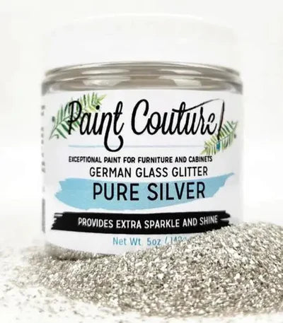 Pure Silver - German Glass Glitter