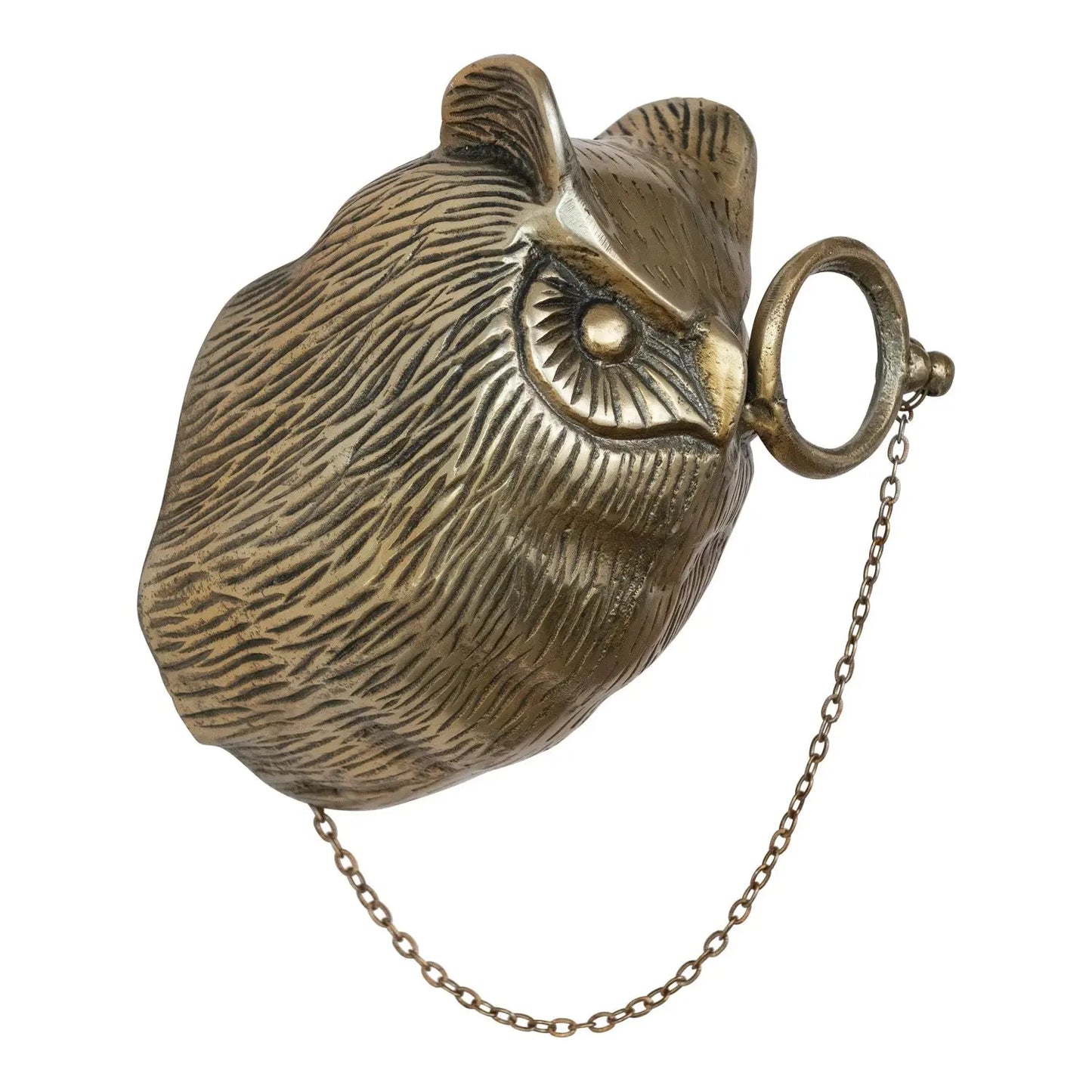 Oliver the Owl Bronzed Aluminum Wall Mount