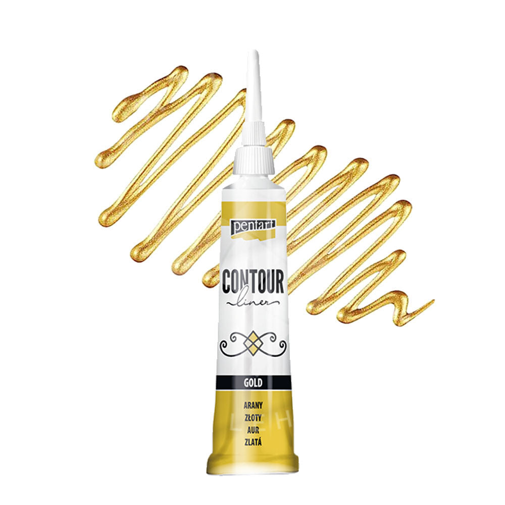 Gold - Pentart Contour Liner 20ml