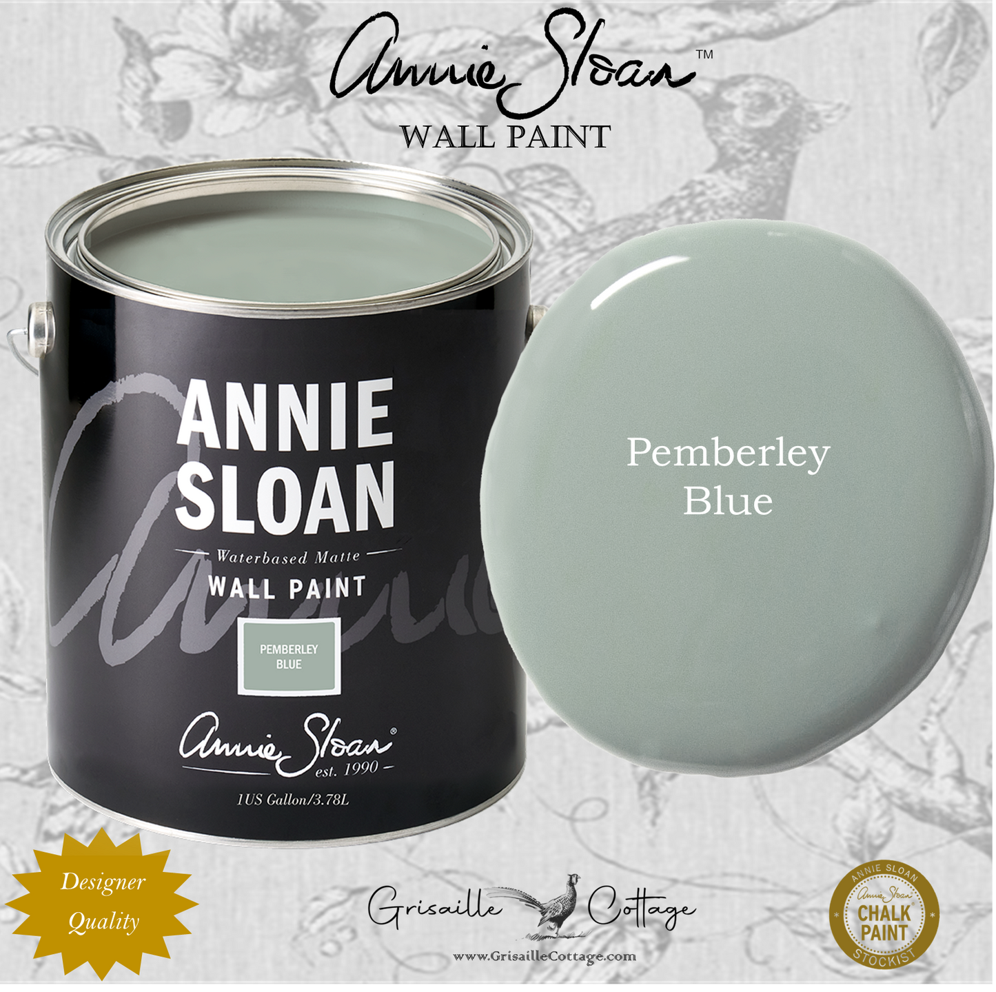 Pemberley Blue - Wall Paint by Annie Sloan