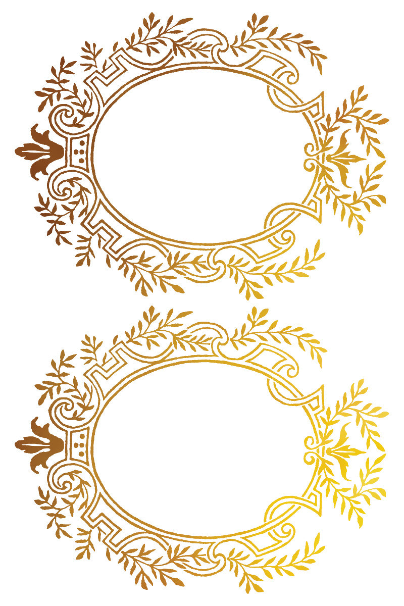 Petit Ornaments - Gilded Collection - 8 Sheet, 8x12 Pad IOD Decor Transfer™