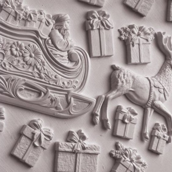 Santa's Sleigh - IOD Decor Mould