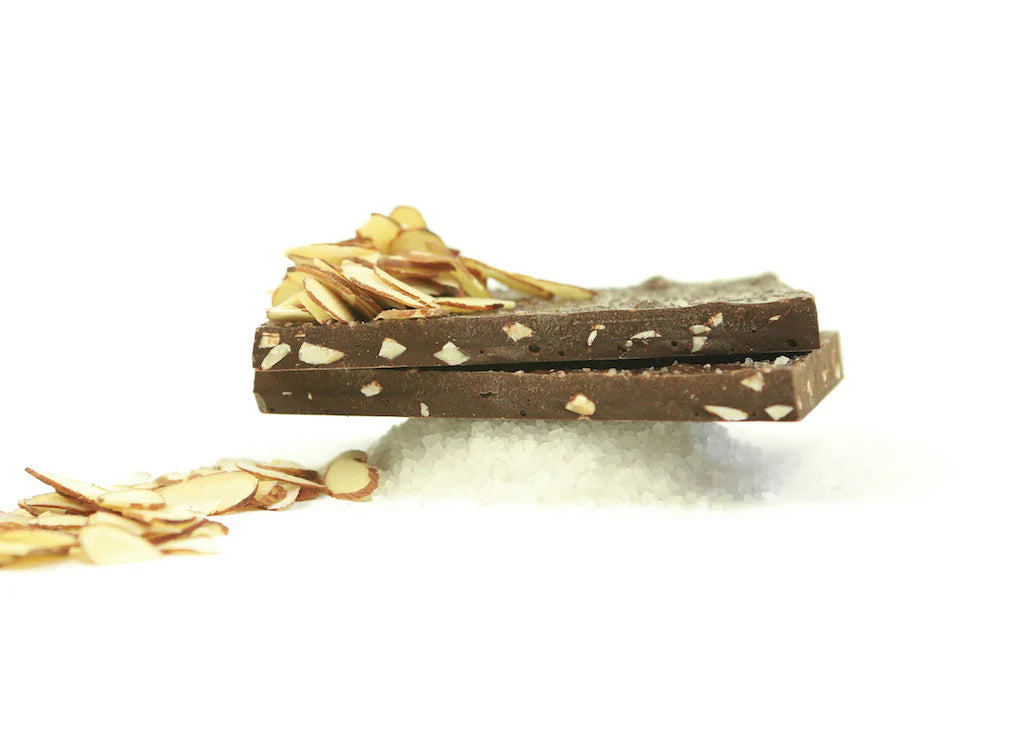 Roasted Almond w Sea Salt Bark - ARNO Chocolates