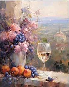 Romantic Getaway D 19" x 15" - Decoupage Tissue Paper