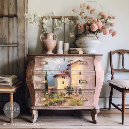 Romantic Getaway A 19.5" x 30" - Decoupage Tissue Paper