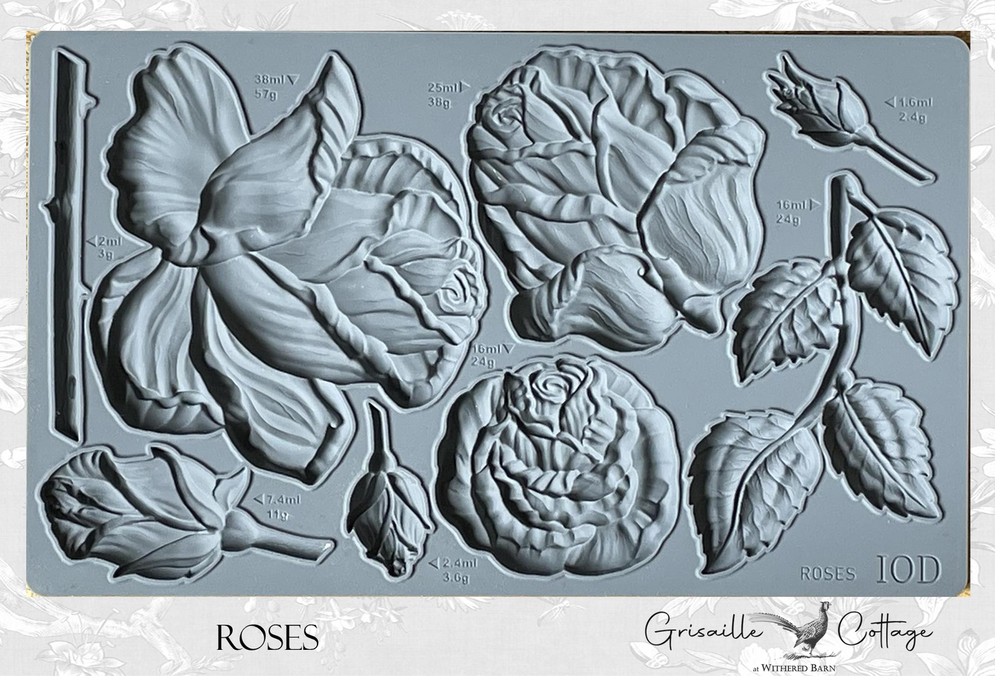 Roses - IOD Decor Mould