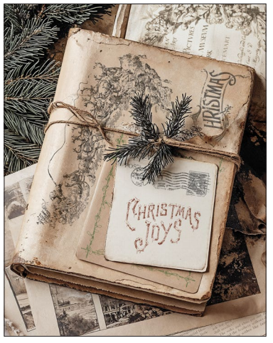 Christmas Post - IOD Decor Stamp