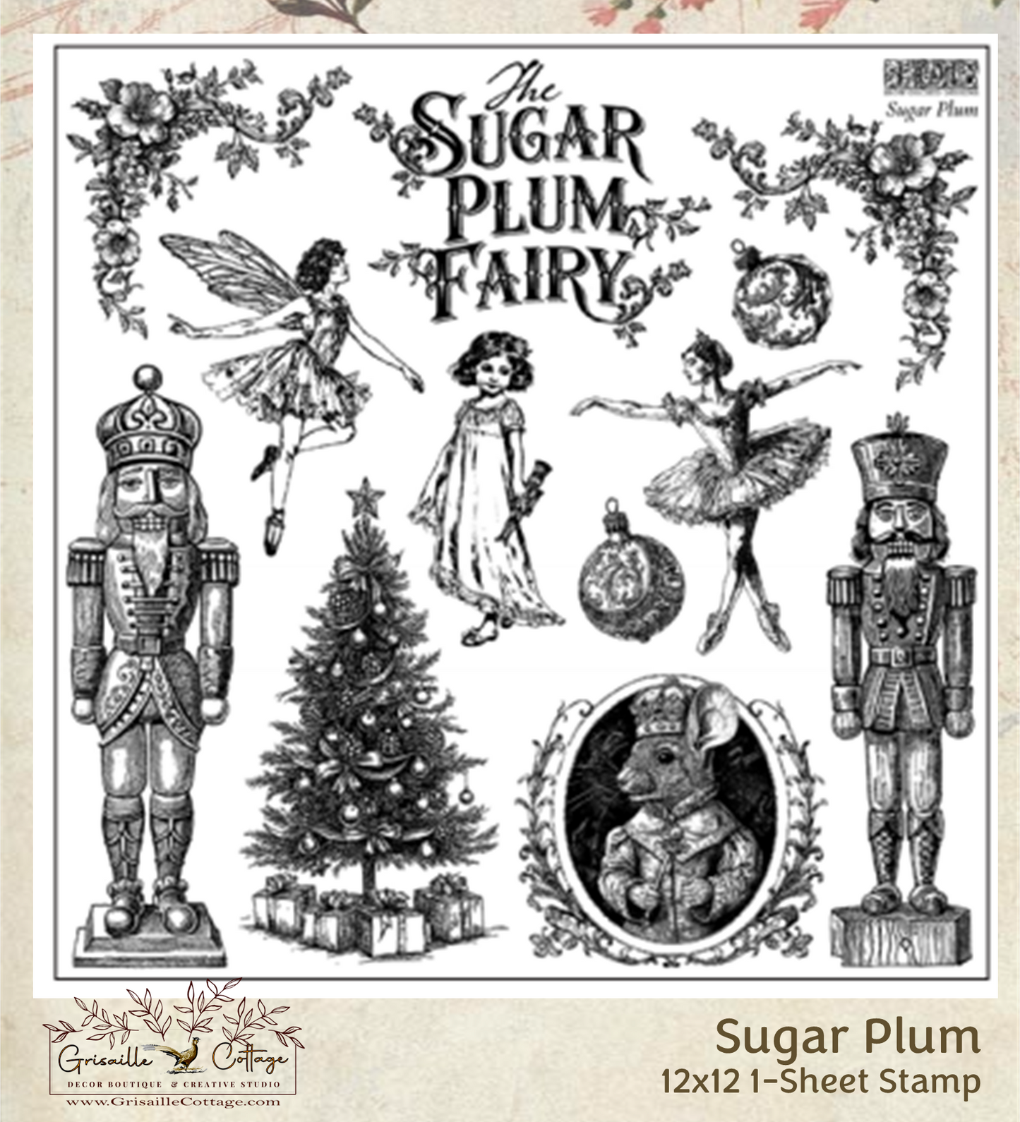 Sugar Plum - IOD Decor Stamp