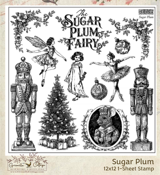 Sugar Plum - IOD Decor Stamp