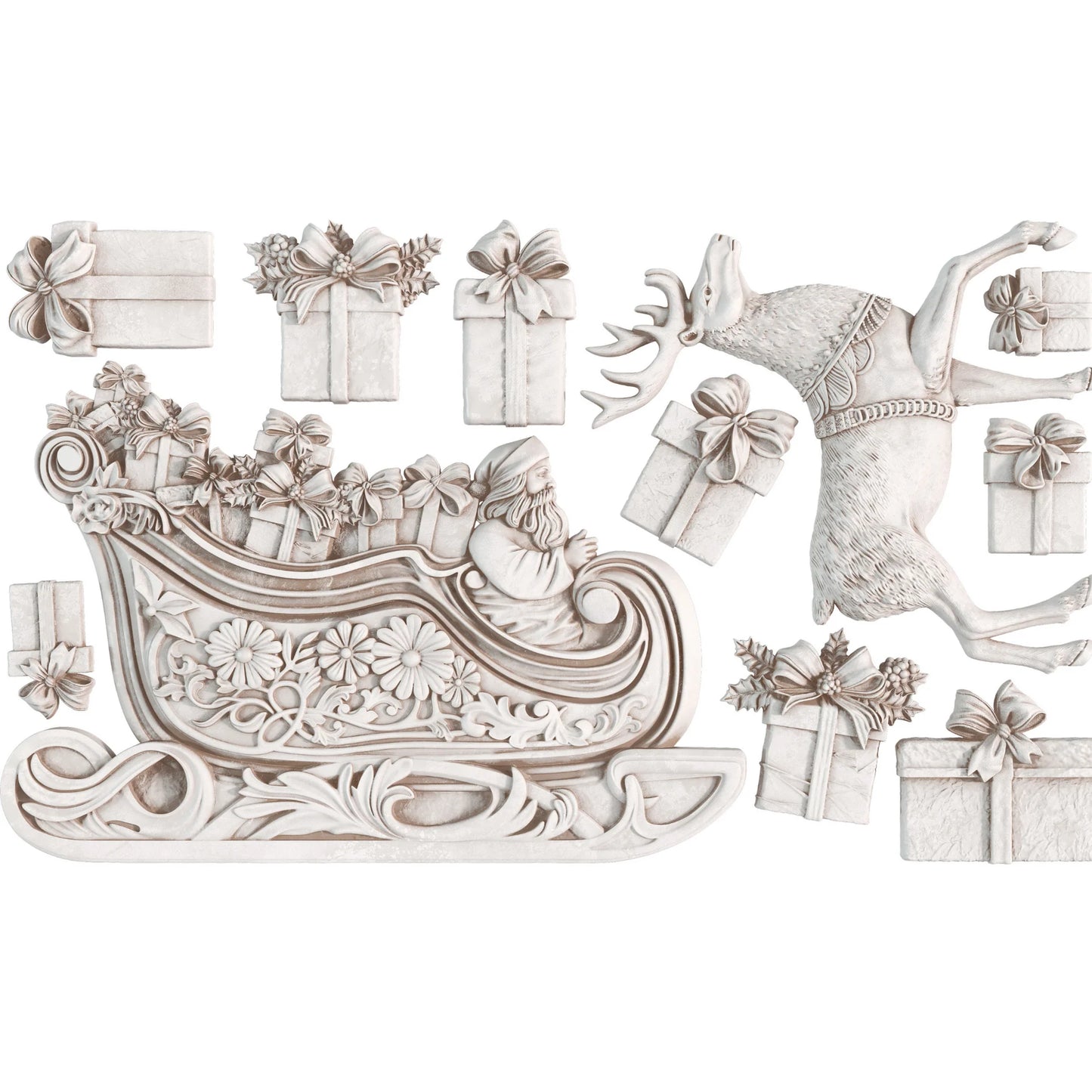 Santa's Sleigh - IOD Decor Mould