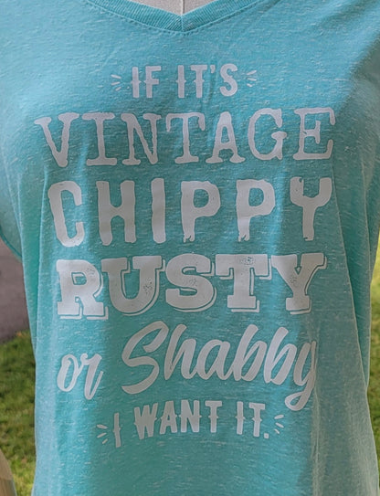 If It's Vintage, Chippy Tee