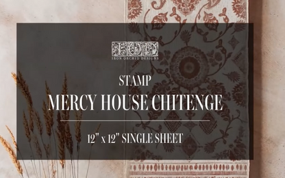 Mercy House Chitenge - Retired IOD Decor Stamp