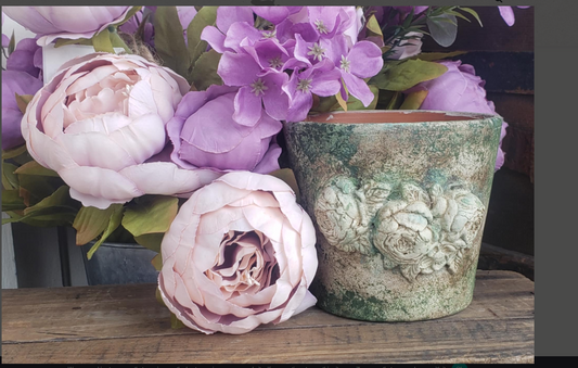 TBD - Faux Aged Terra Cotta Planter