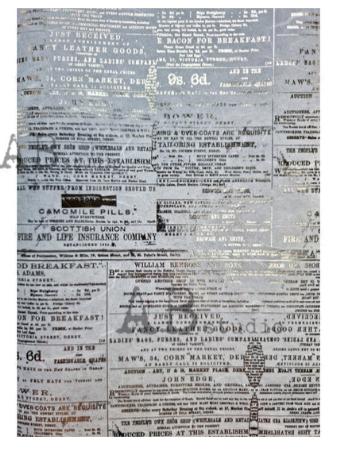 New Sprint Gilded 1053 - A4 8.3 x 11.7 Rice Paper by AB Studio