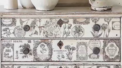 Floriography - 8 Sheet, 12x16 Pad IOD Paint Inlay™