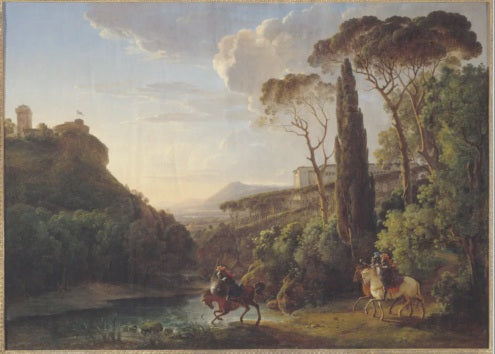 Knights Italian Landscape - 21 x 29 Decoupage Tissue