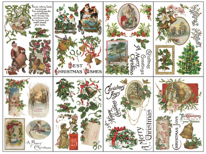 Christmas Joy - 8 Sheet, 8x12 Pad IOD Decor Transfer™