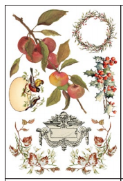 Santa's Hollow - 8 Sheet, 8x12 Pad IOD Decor Transfer™