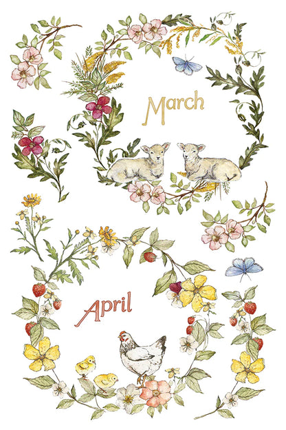 The Bramblewoods Diary - 8 Sheet, 8x12 Pad IOD Decor Transfer™ 2026