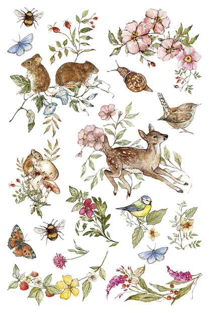 The Bramblewoods Diary - 8 Sheet, 8x12 Pad IOD Decor Transfer™ 2026