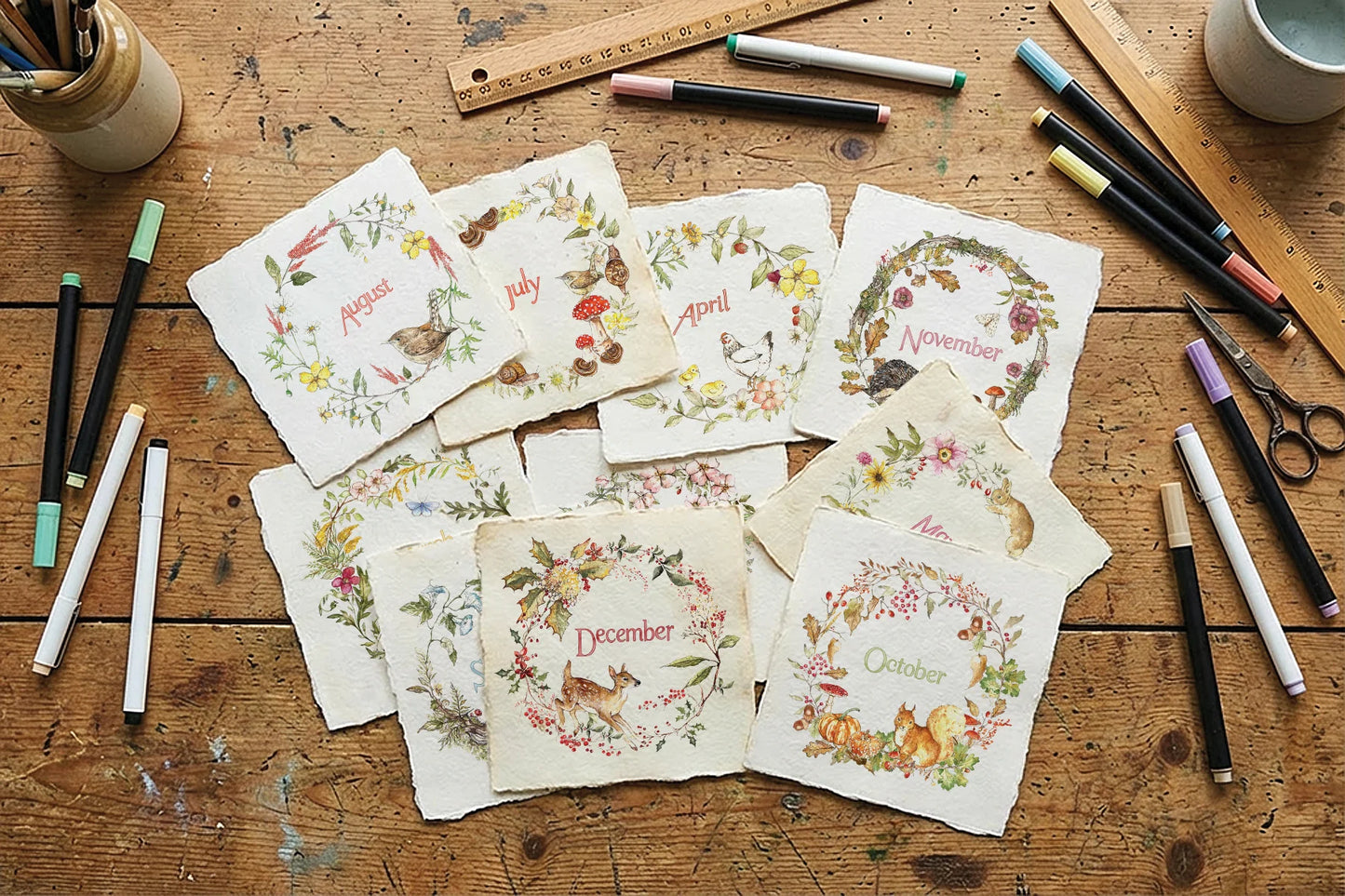 The Bramblewoods Diary - 8 Sheet, 8x12 Pad IOD Decor Transfer™ 2026