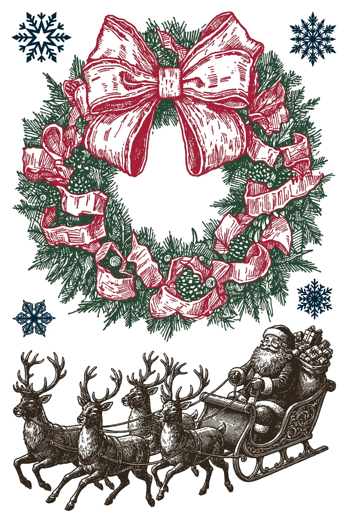 The North Pole - 8 Sheet, 8x12 Pad IOD Paint Inlay™ 2026 Limited