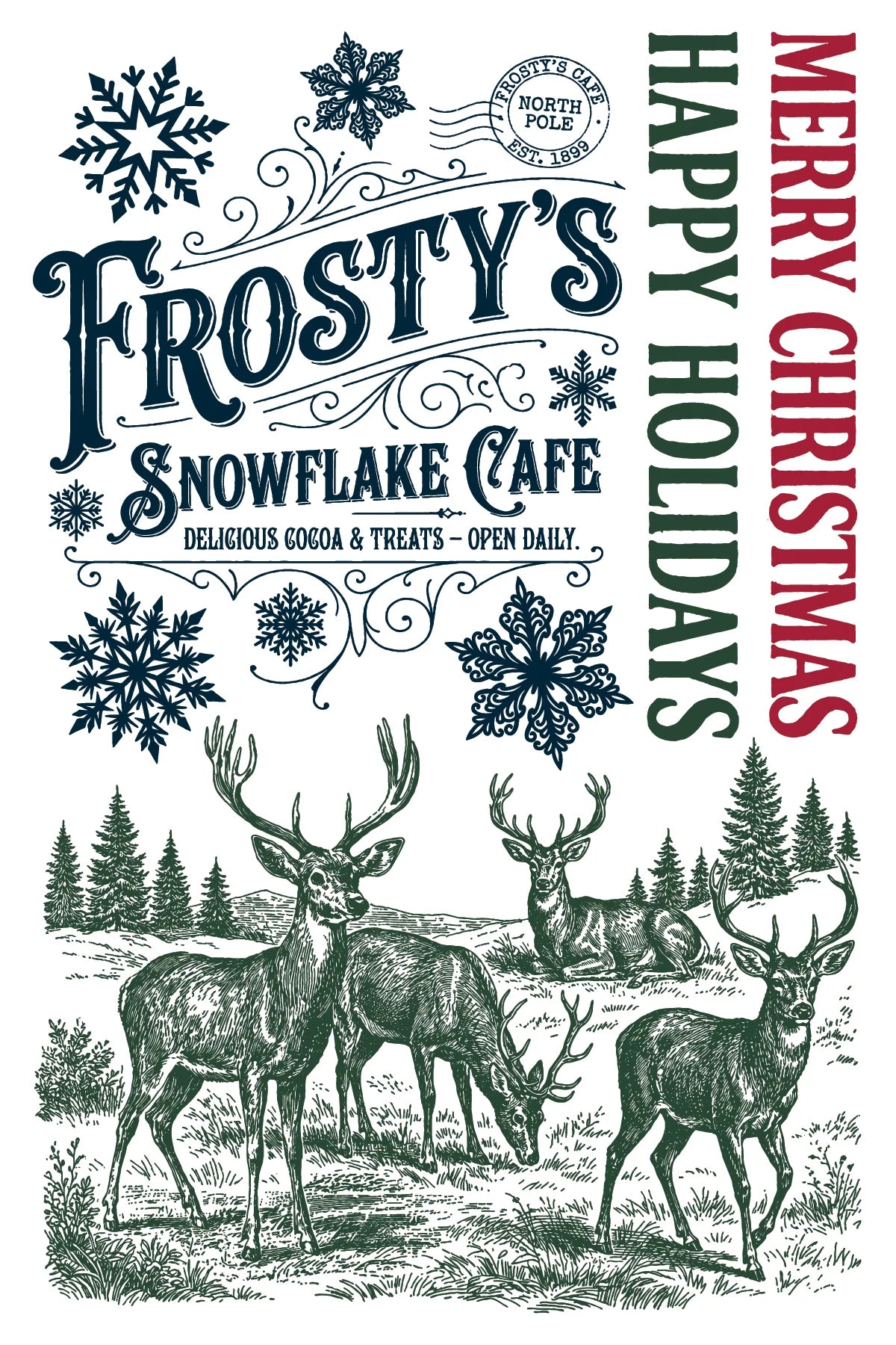 The North Pole - 8 Sheet, 8x12 Pad IOD Paint Inlay™ 2026 Limited