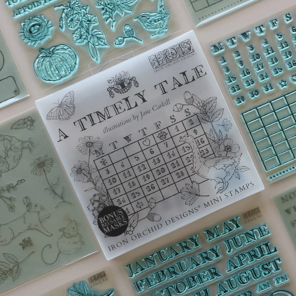 A Timely Tale 6x6 (4 sheets) - IOD Decor Stamp 2026