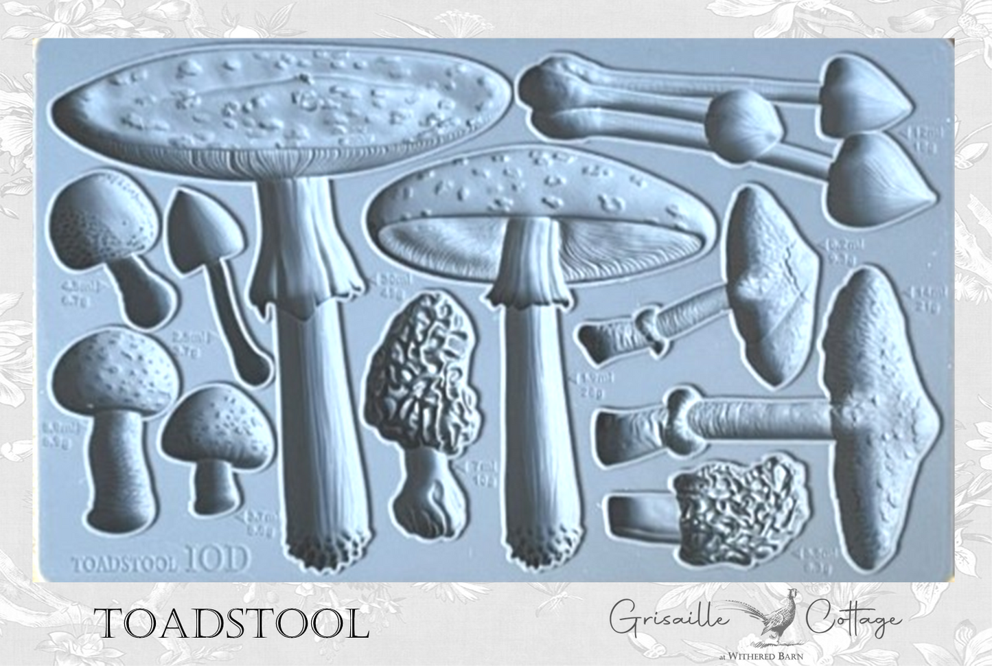 ToadStool ~ IOD Decor Mould