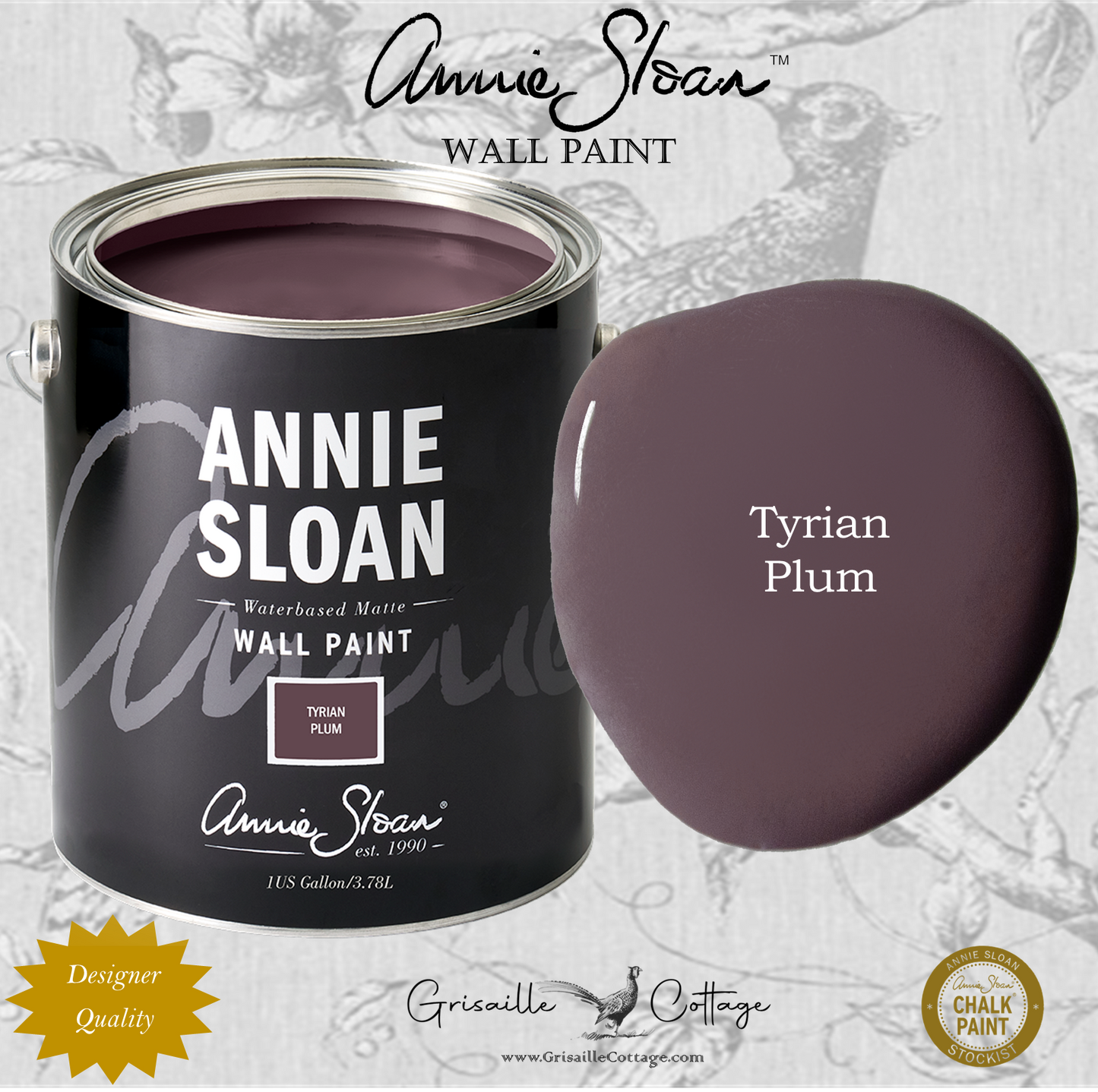 Tyrian Plum - Wall Paint by Annie Sloan