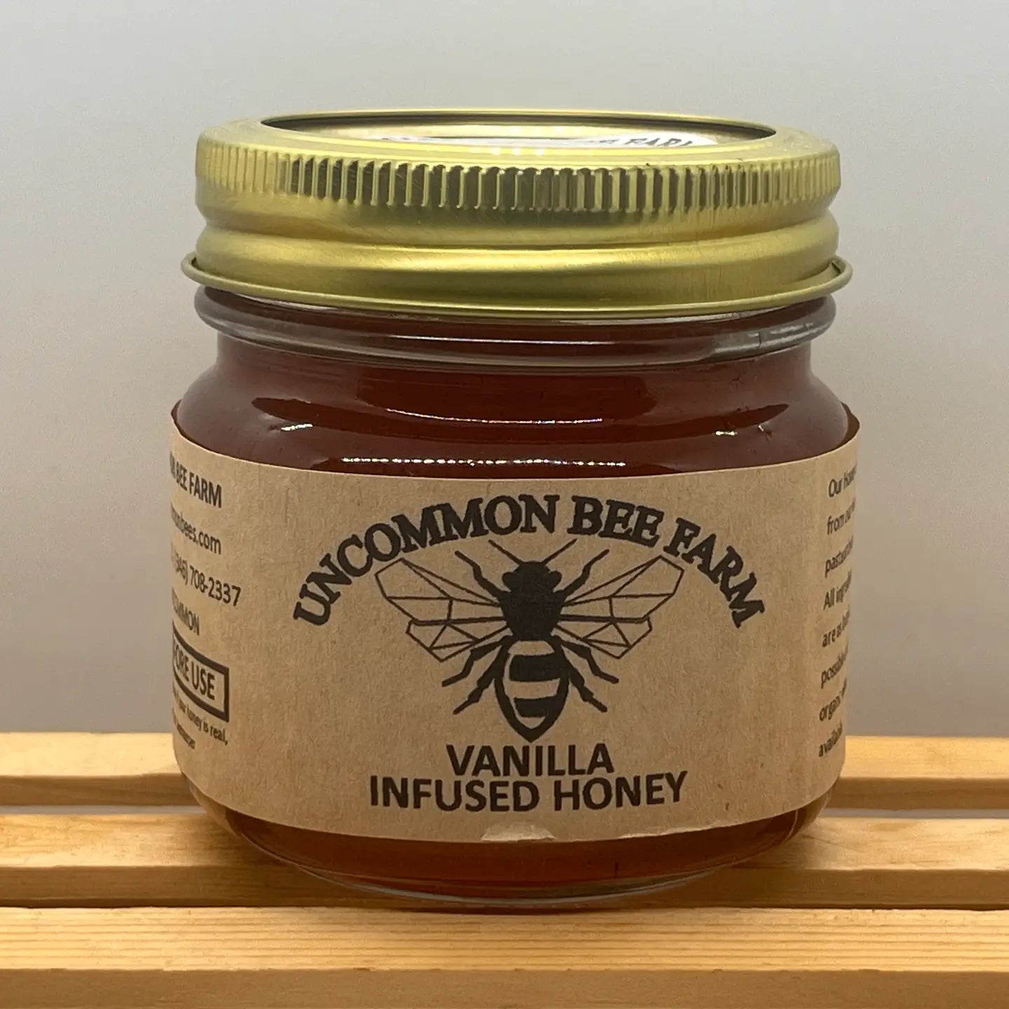 Vanilla Infused Honey 5oz Jar