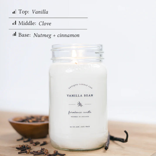 Antique Candle Co. 16oz - Vanilla Bean