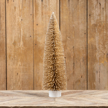 24in Caramel Flocked Tree