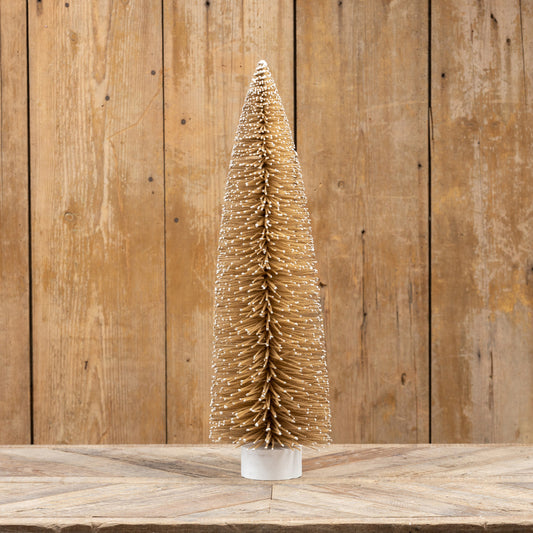 24in Caramel Flocked Tree