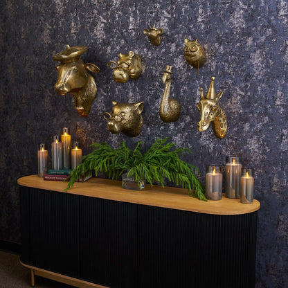 Oliver the Owl Bronzed Aluminum Wall Mount