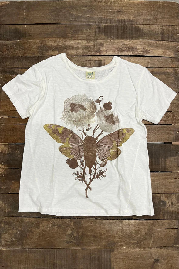 Jaded Gypsy - Moon Dance Tee, Flutter by Parchment