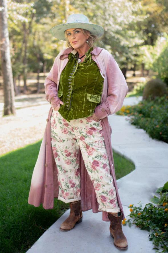 Jaded Gypsy - Traveler Pants, Vintage Rose