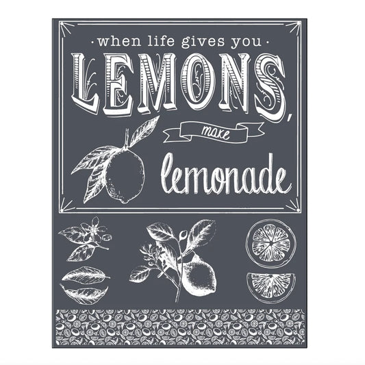 When Life Gives you Lemons Mesh Stencil 8.5x11
