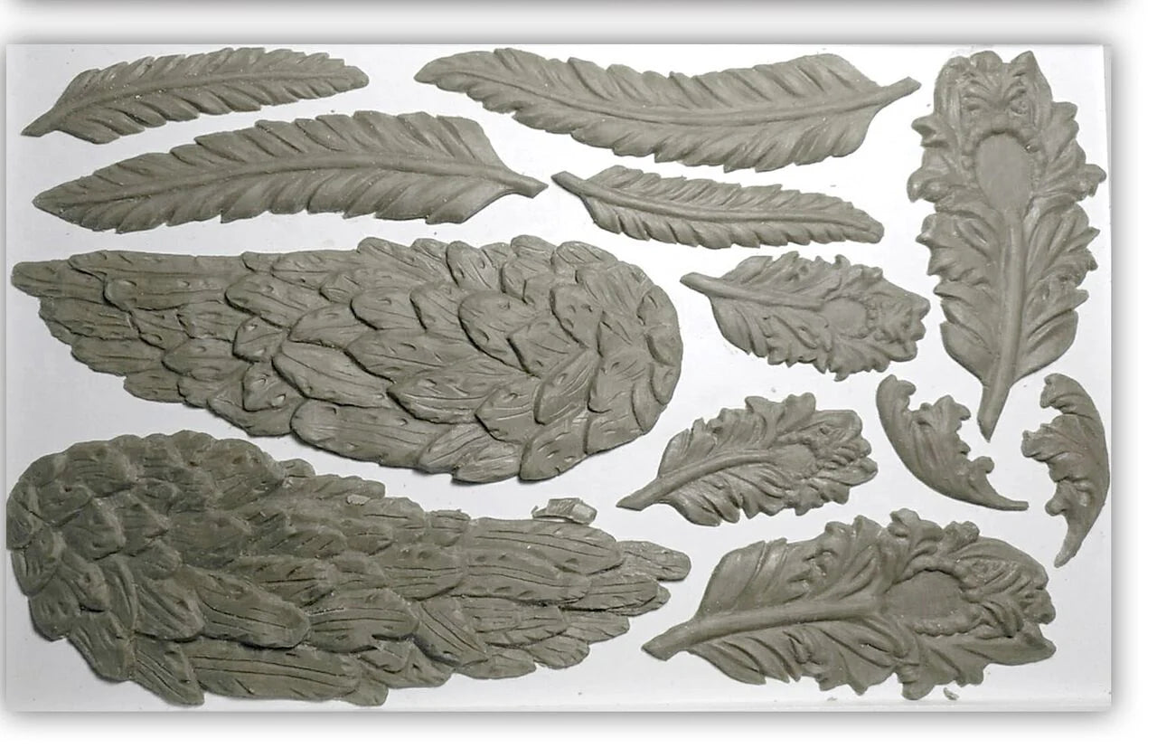 Wings & Feathers - IOD Decor Mould