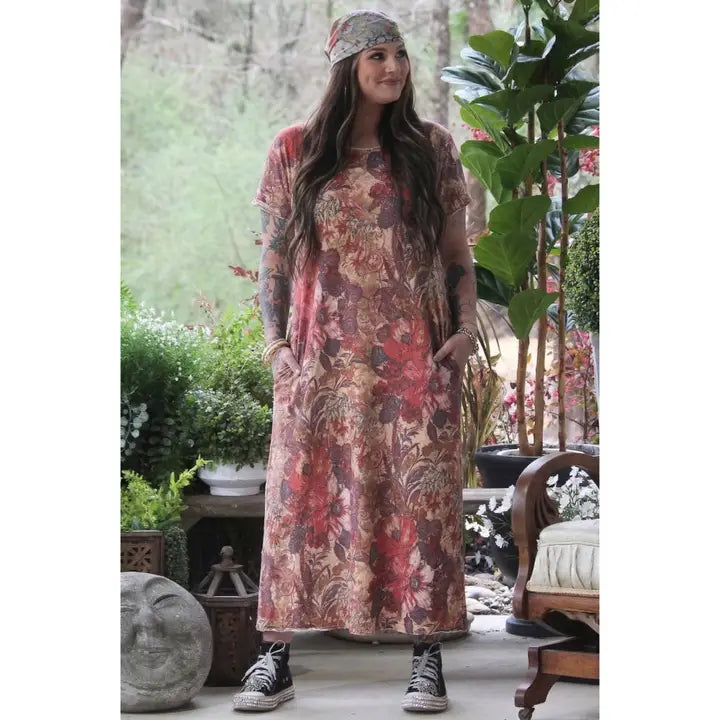 Weekend Wander Dress, Woodland Meadow O/S - Jaded Gypsy