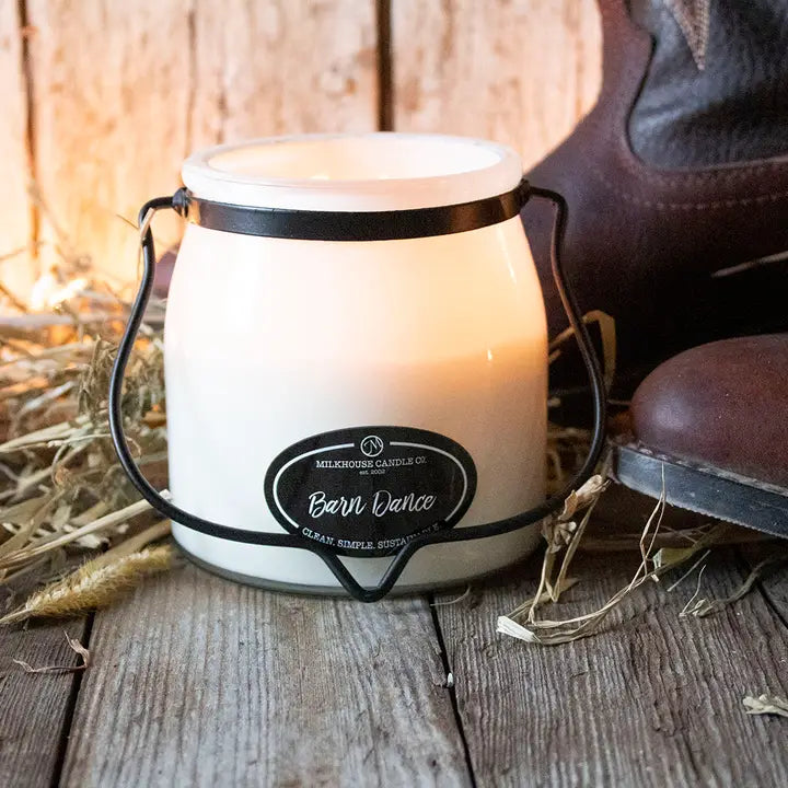Barn Dance 16oz Butter Jar - Milkhouse Candle Company