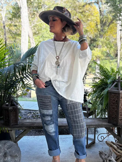 Be Free Top, Parchment - Jaded Gypsy