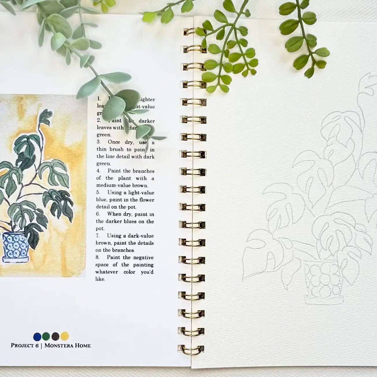 Botanical Watercolor Workbook
